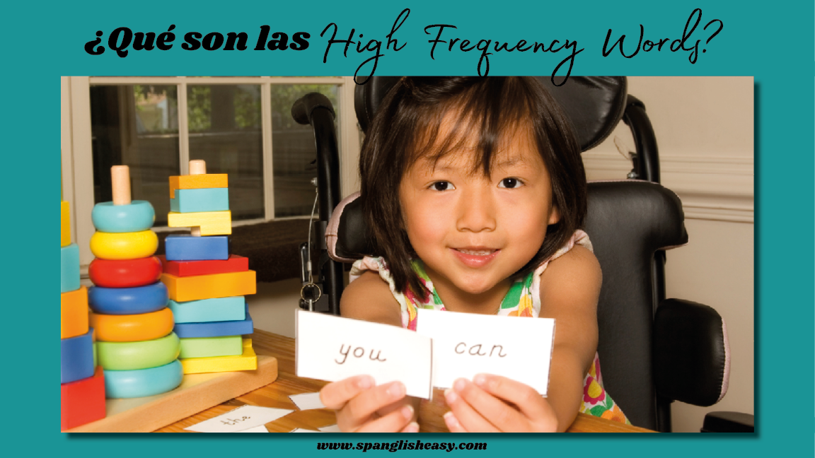 High frequency words, sight words, qué son las high frequency words