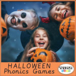 Phonics Word Games Halloween cover